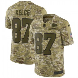 Kansas City Chiefs Travis Kelce 87 Nike Camo Salute to Service NFL Jersey Kansas City Chiefs Travis Kelce 87 Nike Camo Salute to Service NFL Jersey
