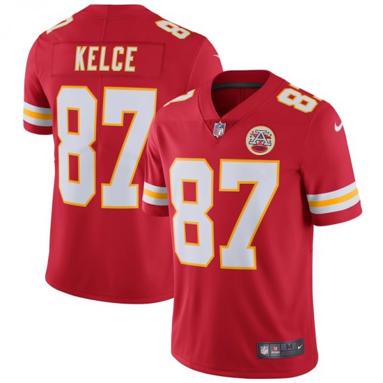 Kansas City Chiefs Travis Kelce 87 Nike Red NFL Jersey