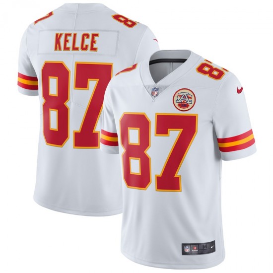 Kansas City Chiefs Travis Kelce 87 Nike White NFL Jersey