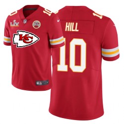 Kansas City Chiefs Tyreek Hill 10 Nike Red Team Logo 2021 Super Bowl LV NFL Jersey Kansas City Chiefs Tyreek Hill 10 Nike Red Team Logo 2021 Super Bowl LV NFL Jersey