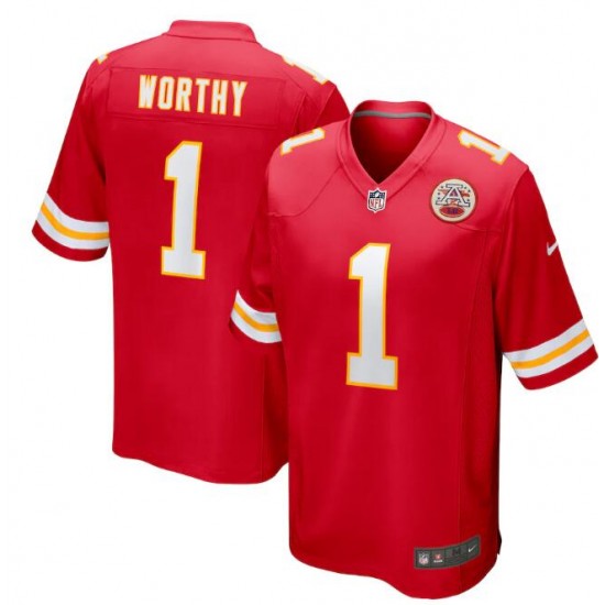Kansas City Chiefs Xavier Worthy Nike Red 2024 Draft NFL Jersey