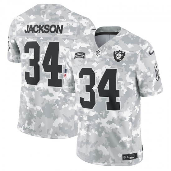 Las Vegas Raiders Bo Jackson Nike 2024 Salute to Service NFL Jersey