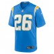 Los Angeles Chargers Asante Samuel Jr. 26 Nike Blue 2021 Draft NFL Jersey