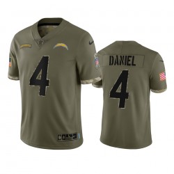 Los Angeles Chargers Chase Daniel 4 Nike 2022 Salute to Service NFL Jersey Los Angeles Chargers Chase Daniel 4 Nike 2022 Salute to Service NFL Jersey