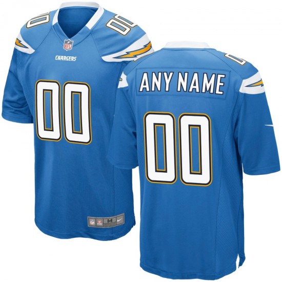 Los Angeles Chargers Custom Nike Blue NFL Jersey