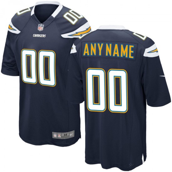 Los Angeles Chargers Custom Nike Navy NFL Jersey