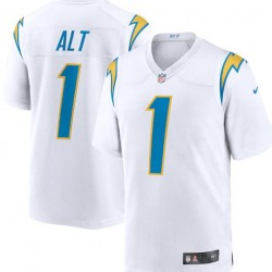 Los Angeles Chargers Joe Alt Nike White 2024 Draft NFL Jersey