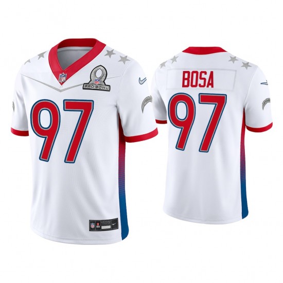 Los Angeles Chargers Joey Bosa 97 Nike White 2022 AFC Pro Bowl NFL Jersey