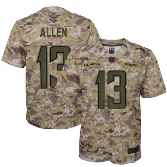 Los Angeles Chargers Keenan Allen 13 Nike Salute to Service NFL Jersey