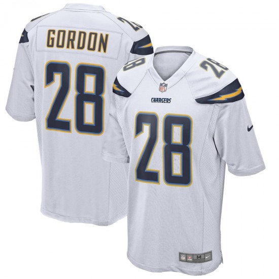 Los Angeles Chargers Melvin Gordon 28 Nike White NFL Jersey