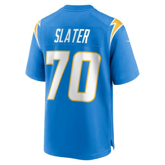 Los Angeles Chargers Rashawn Slater 70 Nike Blue 2021 Draft NFL Jersey
