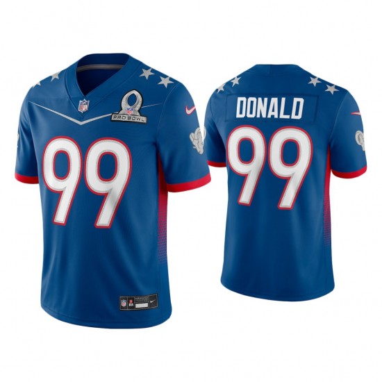 Los Angeles Rams Aaron Donald 99 Nike Royal 2022 NFC Pro Bowl NFL Jersey