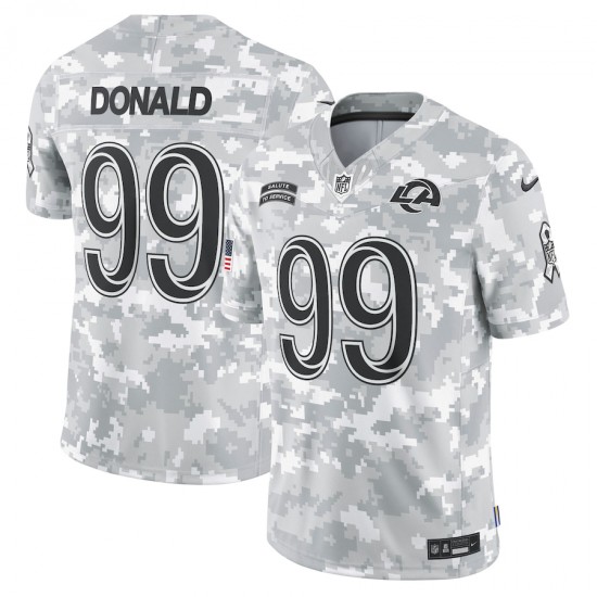 Los Angeles Rams Aaron Donald Nike 2024 Salute to Service NFL Jersey
