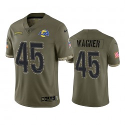 Los Angeles Rams Bobby Wagne 45 Nike 2022 Salute to Service NFL Jersey Los Angeles Rams Bobby Wagne 45 Nike 2022 Salute to Service NFL Jersey