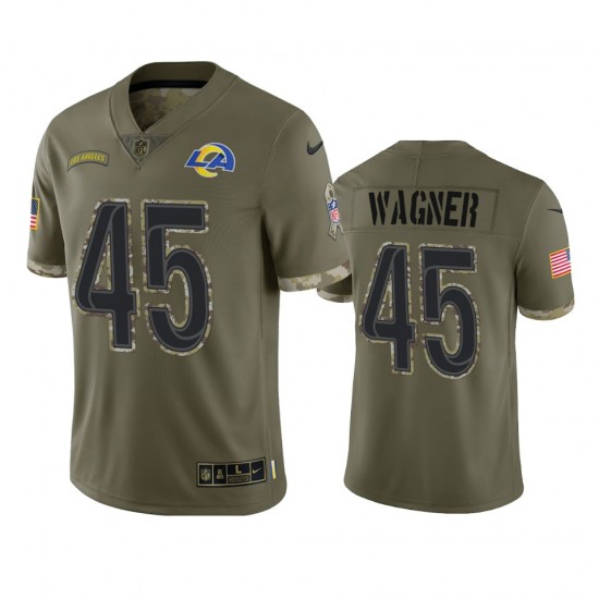 Los Angeles Rams Bobby Wagne 45 Nike 2022 Salute to Service NFL Jersey