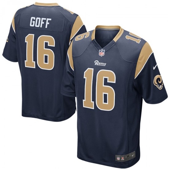 Los Angeles Rams Jared Goff 16 Nike Navy NFL Jersey