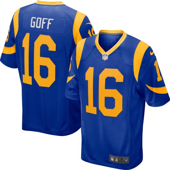 Los Angeles Rams Jared Goff 16 Nike Royal NFL Jersey