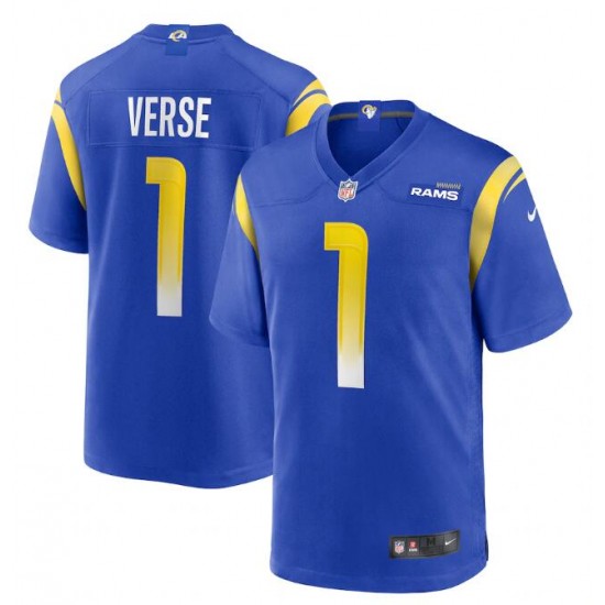 Los Angeles Rams Jared Verse Nike Royal 2024 Draft NFL Jersey