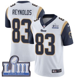 Los Angeles Rams Josh Reynolds 83 Nike White 2019 Super Bowl LIII NFL Jersey Los Angeles Rams Josh Reynolds 83 Nike White 2019 Super Bowl LIII NFL Jersey
