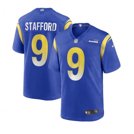 Los Angeles Rams Matthew Stafford 9 Nike Royal 2021 NFL Jersey