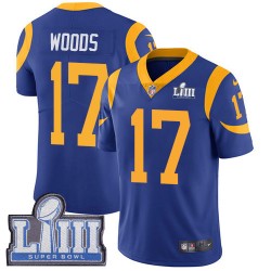Los Angeles Rams Robert Woods 17 Nike Royal 2019 Super Bowl LIII NFL Jersey Los Angeles Rams Robert Woods 17 Nike Royal 2019 Super Bowl LIII NFL Jersey