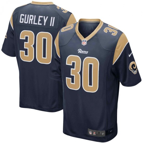 Los Angeles Rams Todd Gurley II 30 Nike Navy NFL Jersey