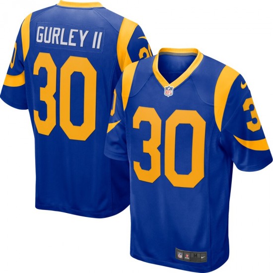 Los Angeles Rams Todd Gurley II 30 Nike Royal NFL Jersey