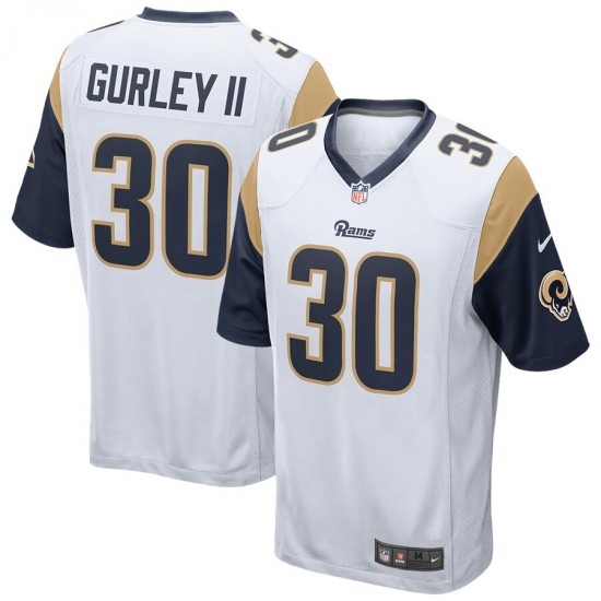 Los Angeles Rams Todd Gurley II 30 Nike White NFL Jersey