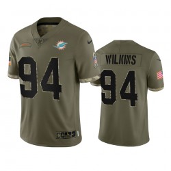 Miami Dolphins Christian Wilkins 94 Nike 2022 Salute to Service NFL Jersey Miami Dolphins Christian Wilkins 94 Nike 2022 Salute to Service NFL Jersey