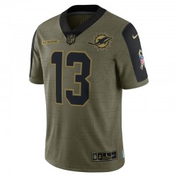 Miami Dolphins Dan Marino 13 Nike 2021 Salute to Service NFL Jersey