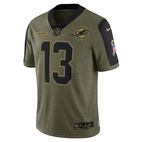 Miami Dolphins Dan Marino 13 Nike 2021 Salute to Service NFL Jersey