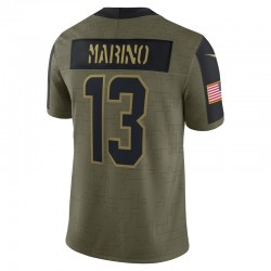 Miami Dolphins Dan Marino 13 Nike 2021 Salute to Service NFL Jersey