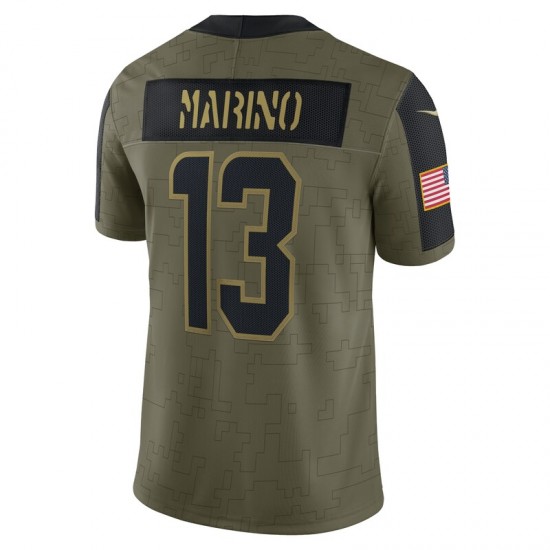 Miami Dolphins Dan Marino 13 Nike 2021 Salute to Service NFL Jersey