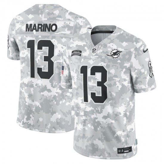 Miami Dolphins Dan Marino Nike 2024 Salute to Service NFL Jersey