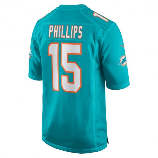 Miami Dolphins Jaelan Phillips 15 Nike Aqua 2021 Draft NFL Jersey