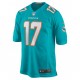 Miami Dolphins Jaylen Waddle 17 Nike Aqua 2021 Draft NFL Jersey