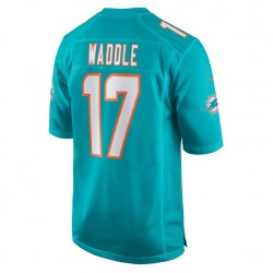Miami Dolphins Jaylen Waddle 17 Nike Aqua 2021 Draft NFL Jersey