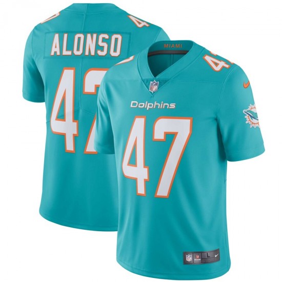 Miami Dolphins Kiko Alonso 47 Nike Aqua NFL Jersey