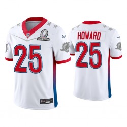 Miami Dolphins Xavien Howard 25 Nike White 2022 AFC Pro Bowl NFL Jersey Miami Dolphins Xavien Howard 25 Nike White 2022 AFC Pro Bowl NFL Jersey