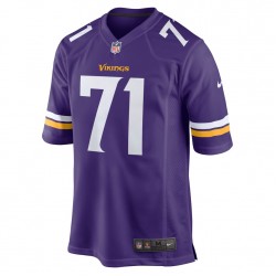 Minnesota Vikings Christian Darrisaw 71 Nike Purple 2021 Draft NFL Jersey