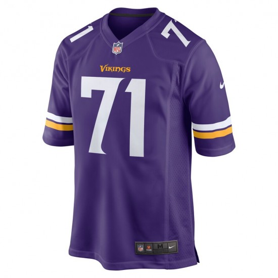 Minnesota Vikings Christian Darrisaw 71 Nike Purple 2021 Draft NFL Jersey