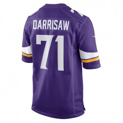 Minnesota Vikings Christian Darrisaw 71 Nike Purple 2021 Draft NFL Jersey
