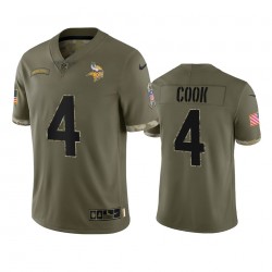 Minnesota Vikings Dalvin Cook 4 Nike 2022 Salute to Service NFL Jersey Minnesota Vikings Dalvin Cook 4 Nike 2022 Salute to Service NFL Jersey