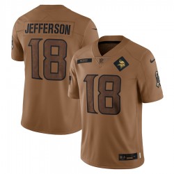 Minnesota Vikings Justin Jefferson 18 Nike 2023 Salute To Service NFL Jersey Minnesota Vikings Justin Jefferson 18 Nike 2023 Salute To Service NFL Jersey