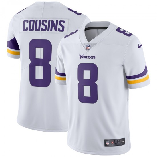 Minnesota Vikings Kirk Cousins 8 Nike White NFL Jersey
