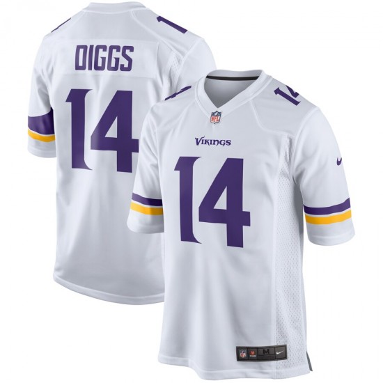 Minnesota Vikings Stefon Diggs 14 Nike White NFL Jersey