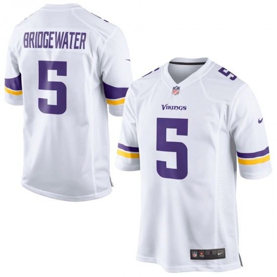 Minnesota Vikings Teddy Bridgewater 5 Nike White NFL Jersey