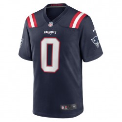 New England Patriots Christian Barmore 0 Nike Navy 2021 Draft NFL Jersey