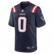 New England Patriots Christian Barmore 0 Nike Navy 2021 Draft NFL Jersey