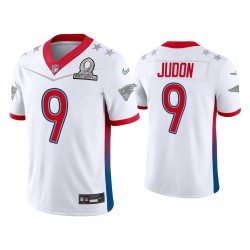 New England Patriots Matthew Judon 9 Nike White 2022 AFC Pro Bowl NFL Jersey New England Patriots Matthew Judon 9 Nike White 2022 AFC Pro Bowl NFL Jersey
